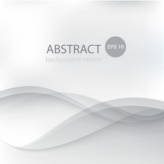 Vector Abstract smooth color gray wave background.Vector illustration eps 10