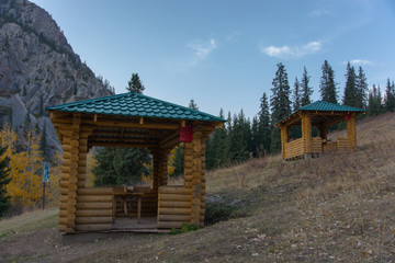 Naklejka premium Beautiful view of resting house