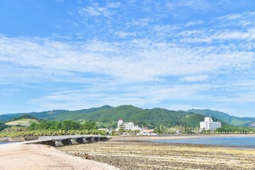 Fototapeta na wymiar Beautiful View Near Aoshima Island in Miyazaki Prefecture