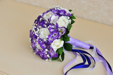 Wedding bouquet close-up