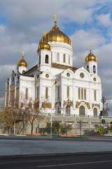 The cathedral in Moscow
