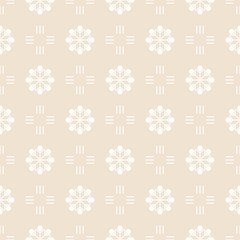 Pattern seamless snowflake