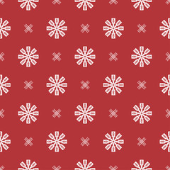 Pattern seamless snowflake