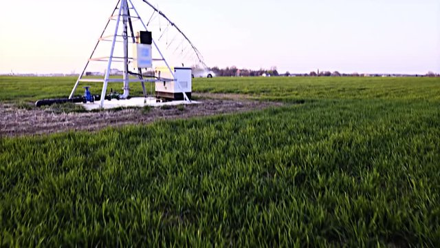 Farm agriculture irrigation technology 4K