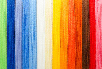 woolen colorful threads