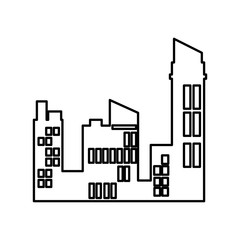 Obraz premium City buildings symbol icon vector illustration graphic design