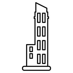 City buildings symbol icon vector illustration graphic design