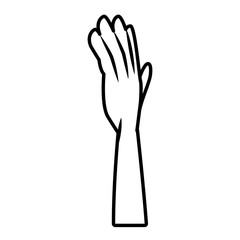 Worker glove isolated icon vector illustration graphic design