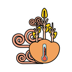  colored  summer image over white background  vector illustration