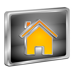 Home Button - 3D illustration