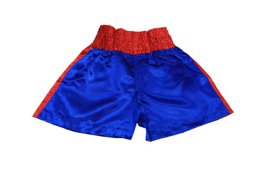 Products from Thailand, Thai boxing pants man isolated white, which thai text on pant is normally call Thai boxing or Mauy Thai and it is standard calling in world wide, 