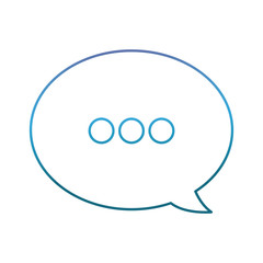 speech bubble icon over white background vector illustration