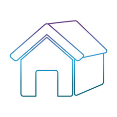 house icon over white background vector illustration