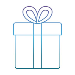 gift box icon over white background vector illustration