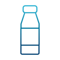 Empty bottle isolated icon vector illustration graphic design