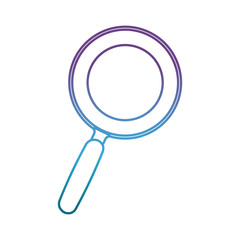 frying pan icon over white background vector illustration