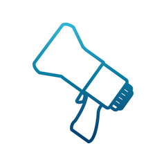 Bullhorn advertising symbol icon vector illustration graphic design