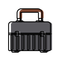 Construction toolbox isolated icon vector illustration graphic design