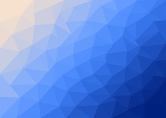 Low Poly Blue Background