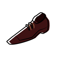 Male shoe footwear icon vector illustration graphic design icon vector illustration graphic design