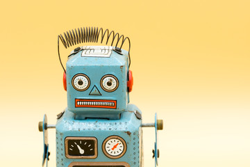 retro robot toy