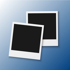 Illustration of Vector Instant Photo Frame. Realistic Instant Snapshot. Modern Photography Element