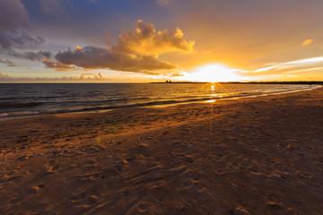 Koh Kong beach at Cambudia.