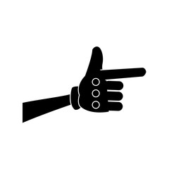 Worker glove isolated icon vector illustration graphic design