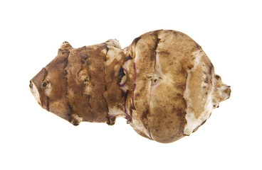 Jerusalem artichoke isolated on white background