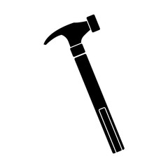 Hammer construction tool icon vector illustration graphic design