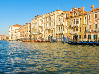 Fototapeta na wymiar View of the Grand Canal in Venice, Italy