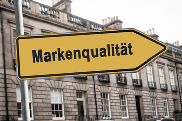 Obraz premium Schild 238 - Markenqualität