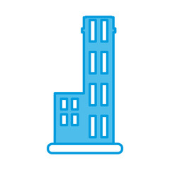 City buildings symbol icon vector illustration graphic design