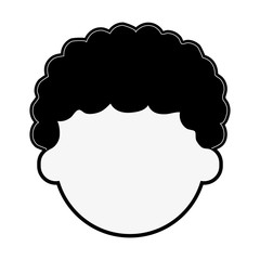 man avatar head icon image vector illustration design