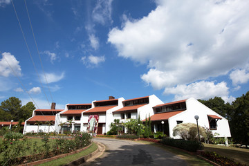 Phetchabun, Thailand - December 26, 2016 : Khao Kho Royal Palace at  Khao Kho mountain.  Phetchabun...