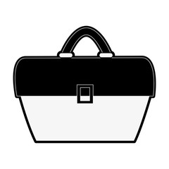 briefcase business icon image vector illustration design