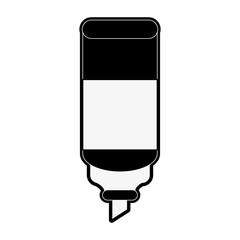 open highlighter marker icon image vector illustration design