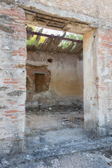 Fototapeta na wymiar Abandoned house in Greece