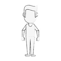 man avatar full body icon image vector illustration design