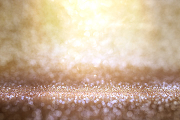 Golden glitter background