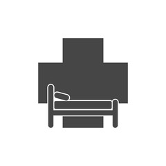 Hospital bed icon 