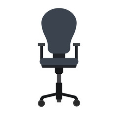 Office chair with wheels icon vector illustration graphic design