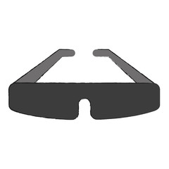 Sunglasses fashion isolated icon vector illustration graphic design