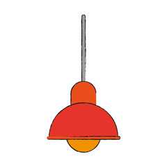 Warehouse light lamp icon image vector illustration design