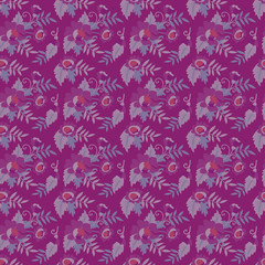 Abstract seamless floral pattern