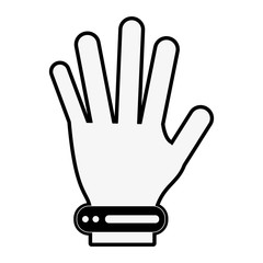 Obraz premium Hand controller technology icon vector illustration graphic design