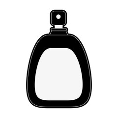 Perfume fragrance bottle icon vector illustration graphic design