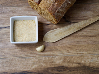 Breadcrumb in a white recipe