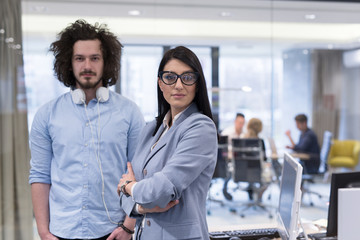 Obraz premium Portrait of successful Business people