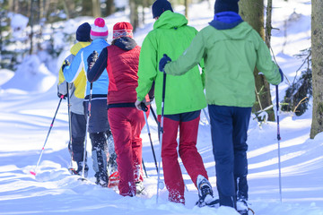 Wanderung im Schnee